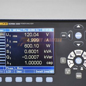 Fluke Norma 5000 N5K 6PP50I Power Analyzer 6 Channel 1000V 10A NIST Calibrated