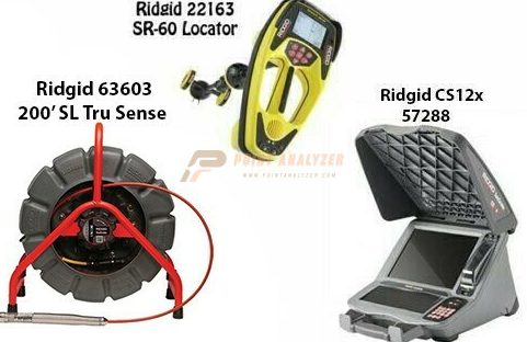 Ridgid 200' SL TS Color Reel -SeekTech SR-60 Locator -CS12x